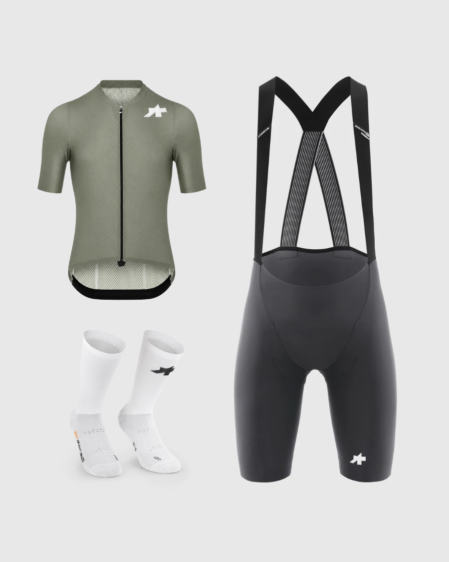 ASSOS - Mens Bundle - Edge Green / Grey / White