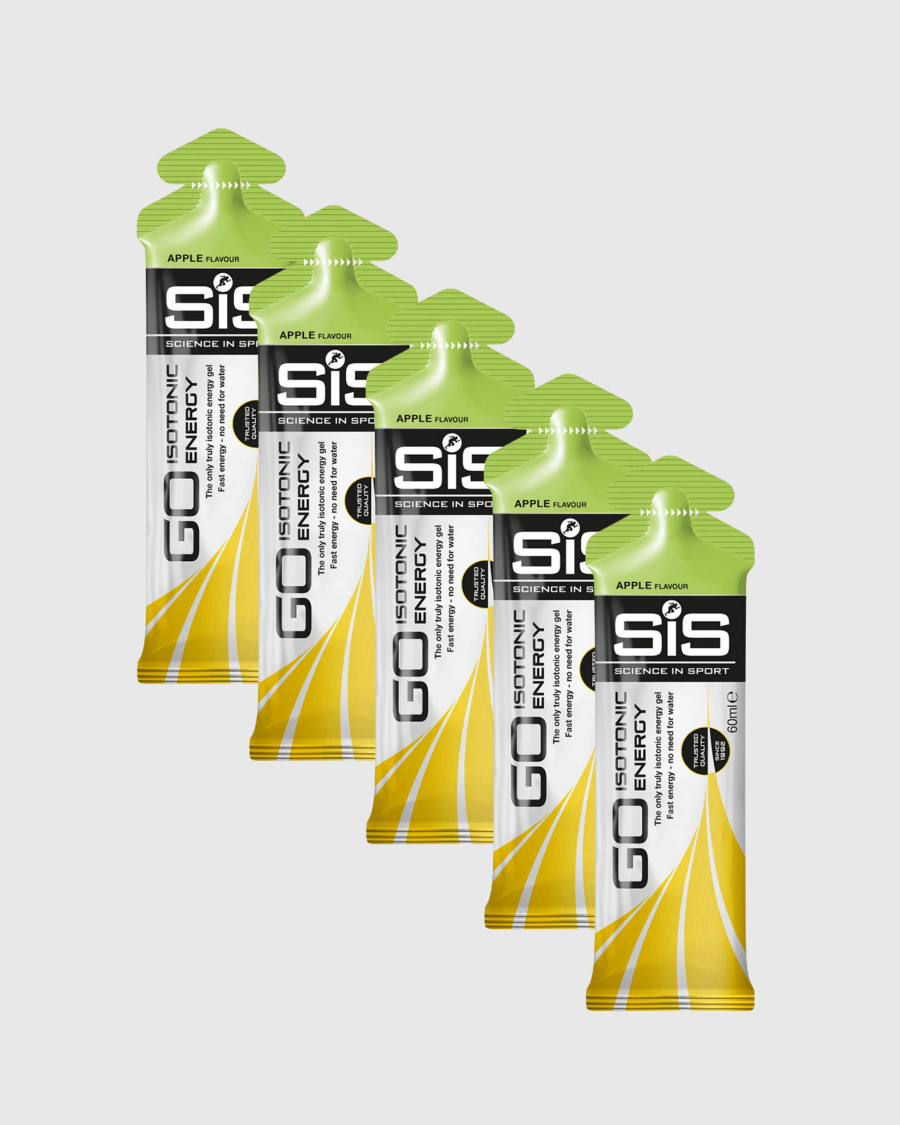 SIS GO Isotonic Energi Gel 60 ml - Æble (5 stk.)