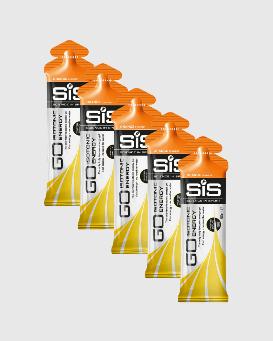 SIS GO Isotonic Energi Gel 60 ml - Appelsin (5 stk.)