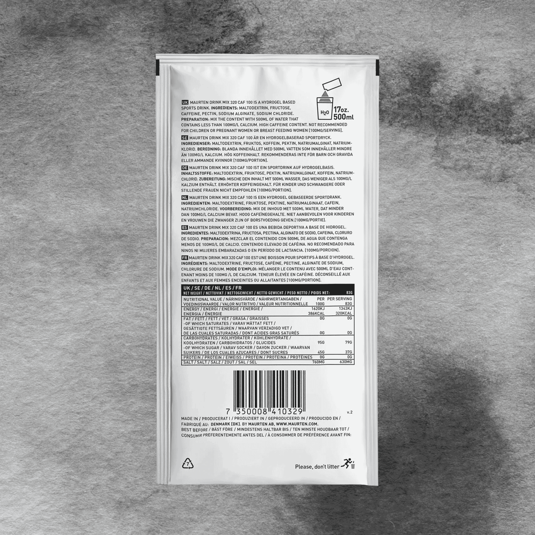 Maurten Drink Mix 320 Caff. - Pakke med 14 stk.