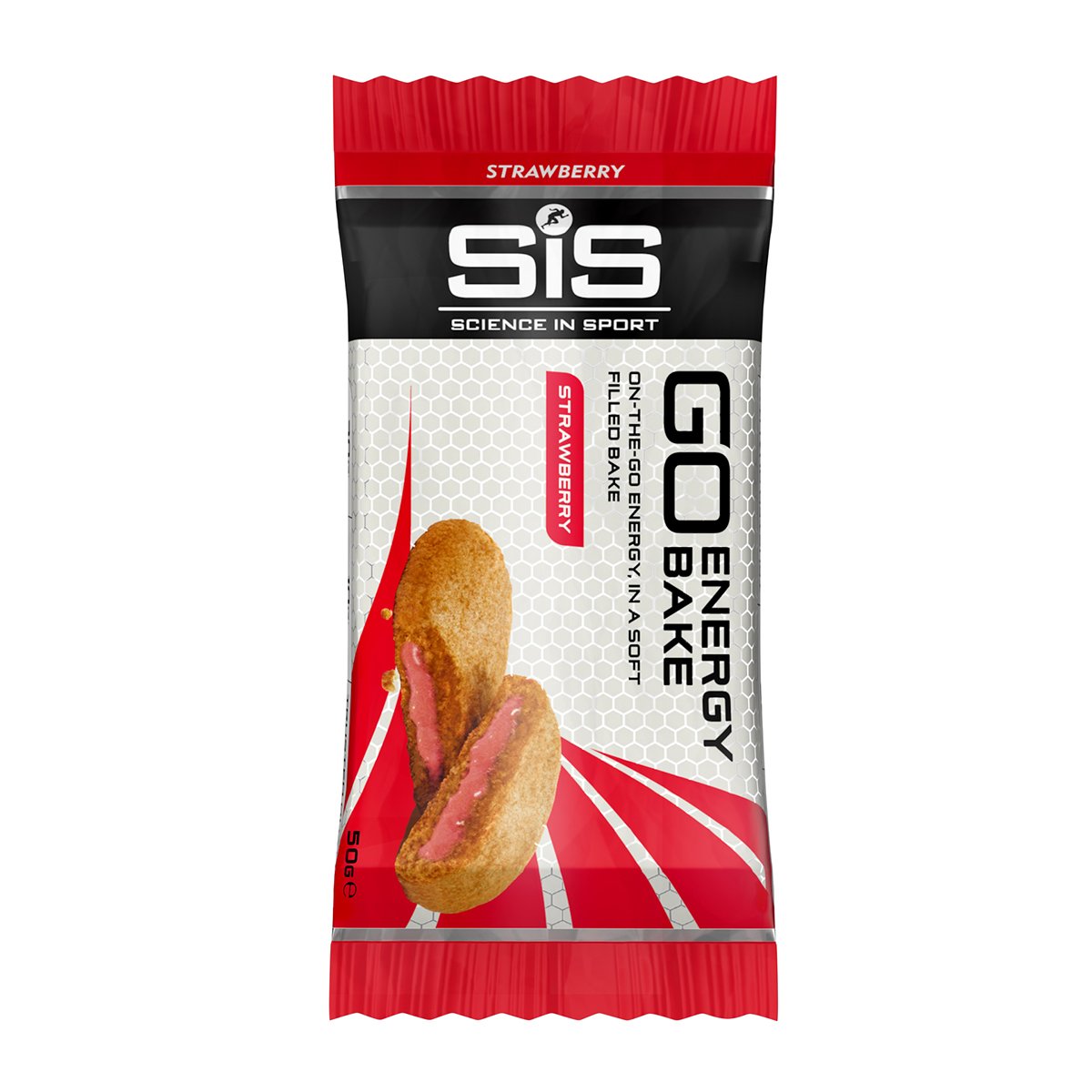 SIS Go Energy Bake Bar Jordbær 50g