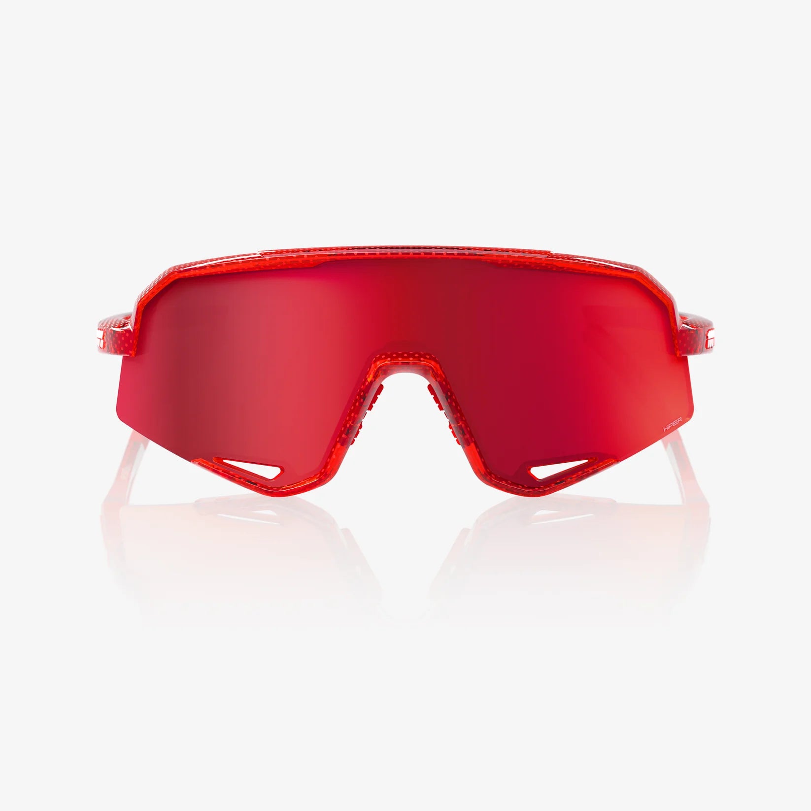 100% Slendale - Campari Translucent Red, HiPER® Fire Red Mirror Lens