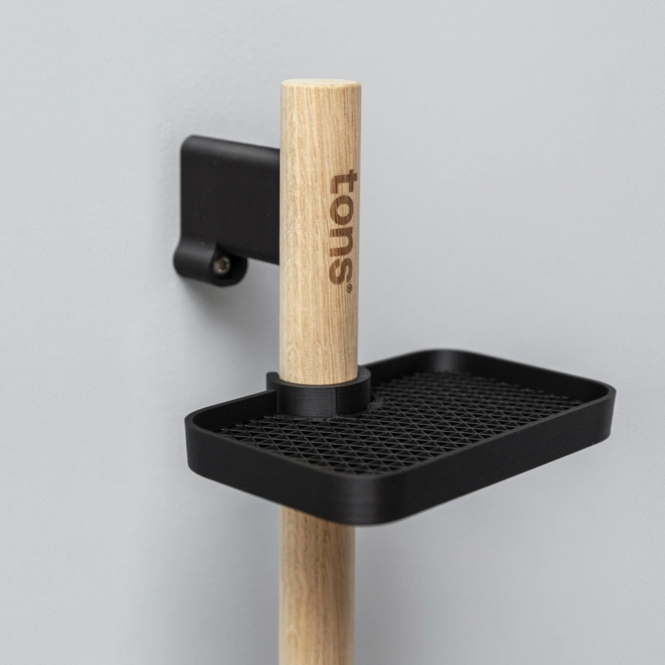 Tons opbevaringsstativ - 2x briller, hjelm, bakke og sko