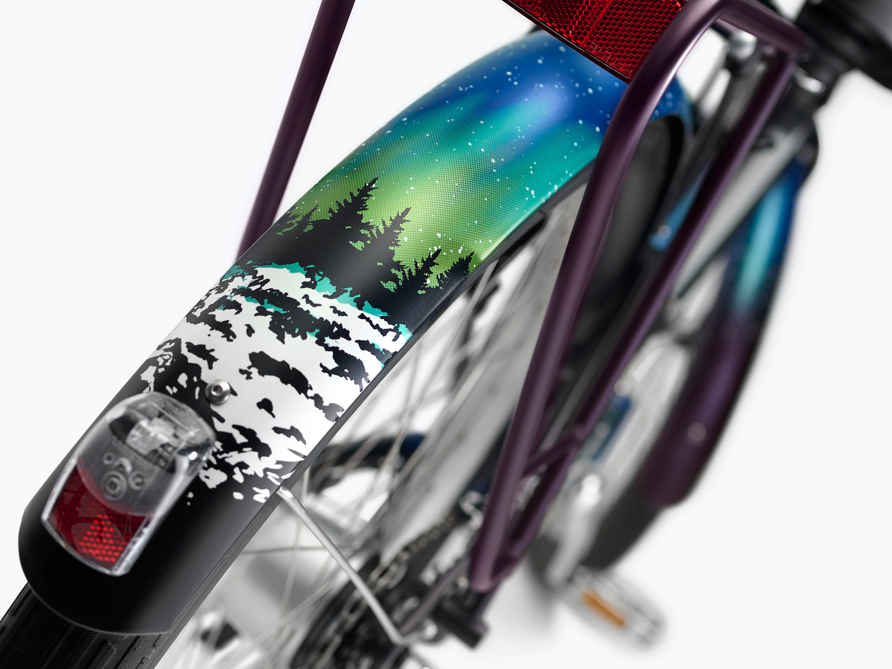 Townie Go! 5i EQ med lav på-/afstigning - Matte Violet Fade