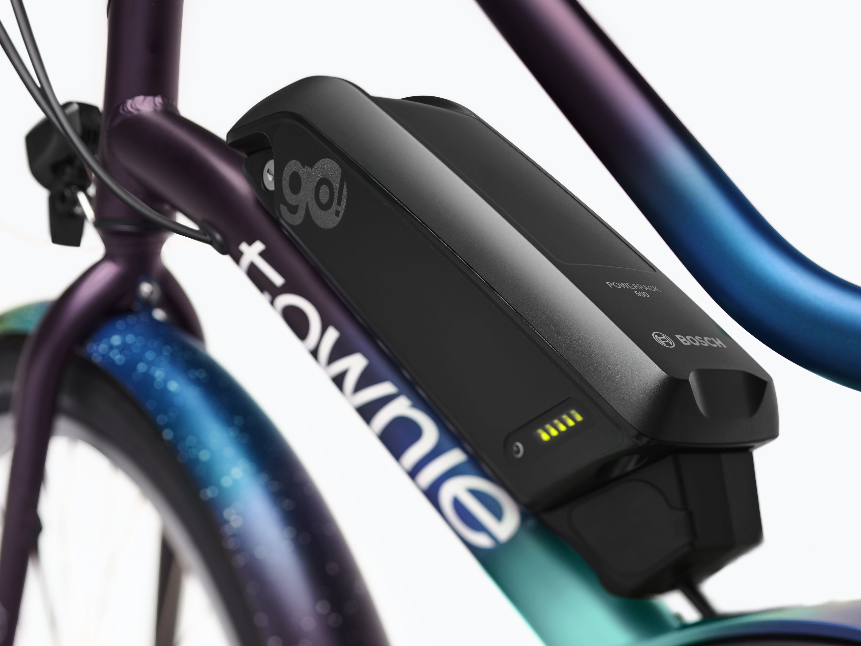 Townie Go! 5i EQ med lav på-/afstigning - Matte Violet Fade