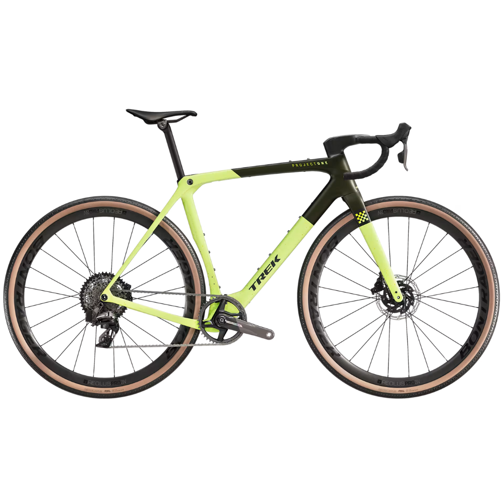 Trek Checkmate SLR 7 AXS 2025 - Olive Drab/Glowstick