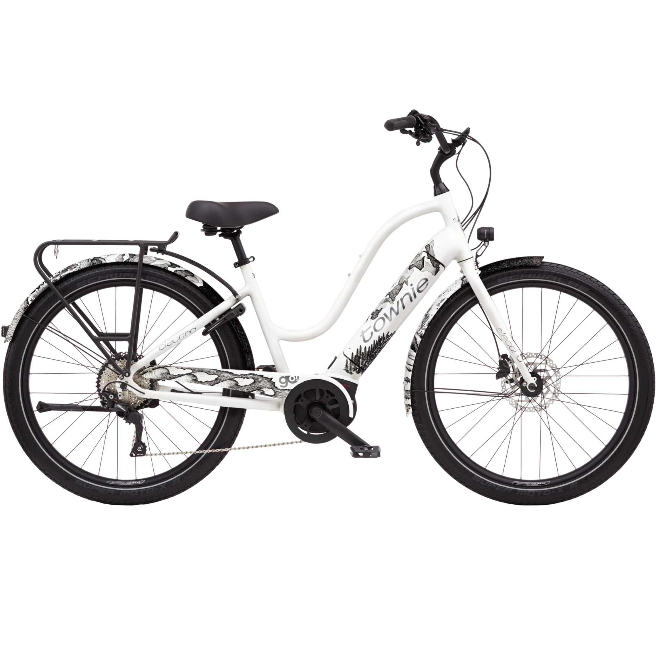 Townie Path Go! 10D EQ med lav på-/afstigning - Pearl White