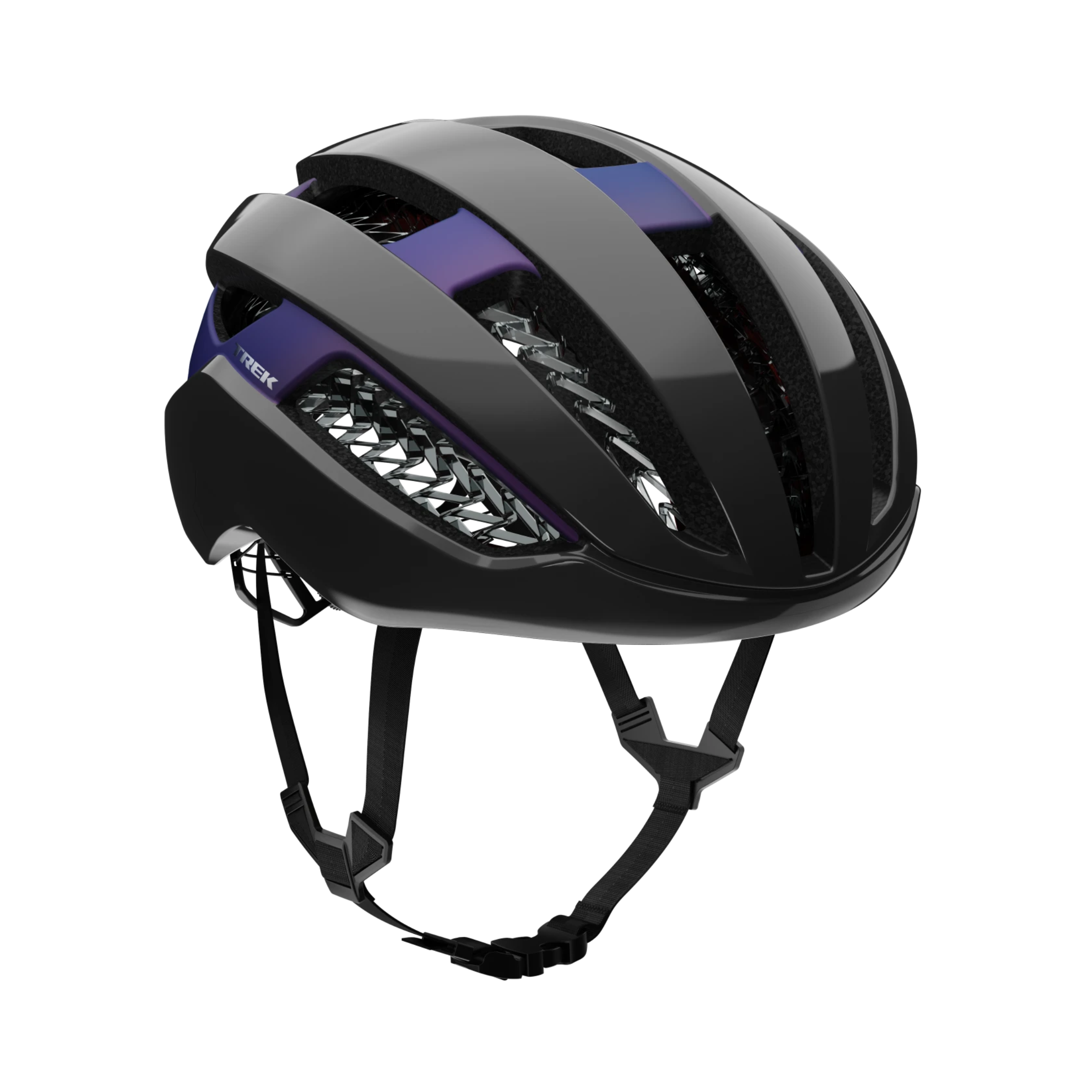 Trek Circuit WaveCel cykelhjelm i sort/lilla