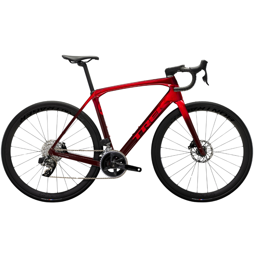 Domane SLR 6 AXS Gen 4 - Metallic Red Smoke to Red Carbon Smoke