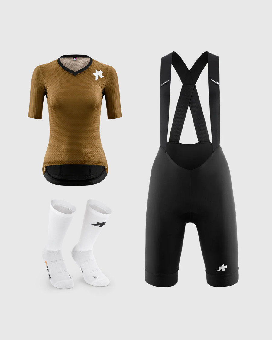 ASSOS - Womens bundle - Jupiter Gold / Black / White