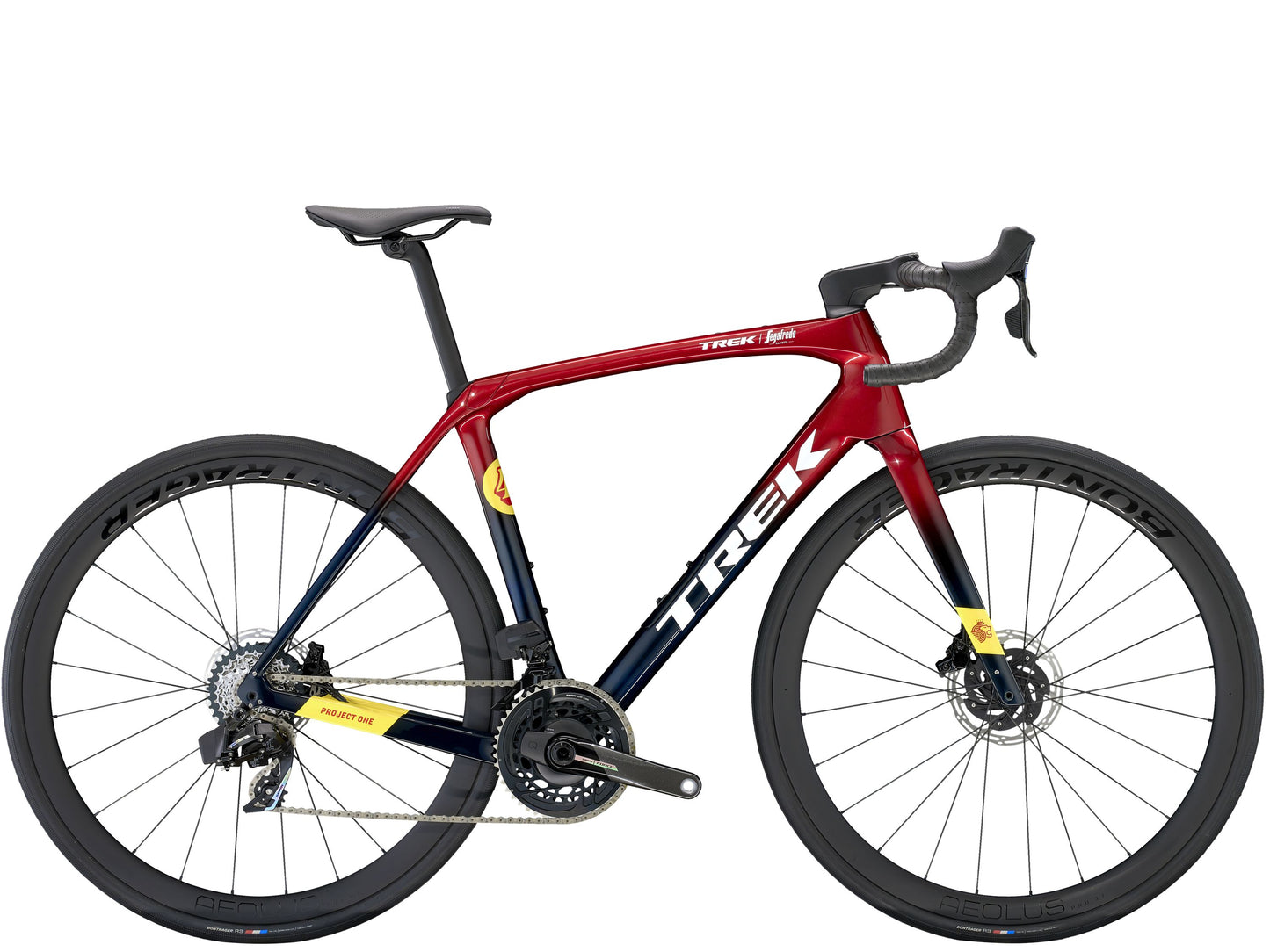 Domane SLR 7 AXS Gen 4 - Metallic Red Smoke to Blue Smoke Fade