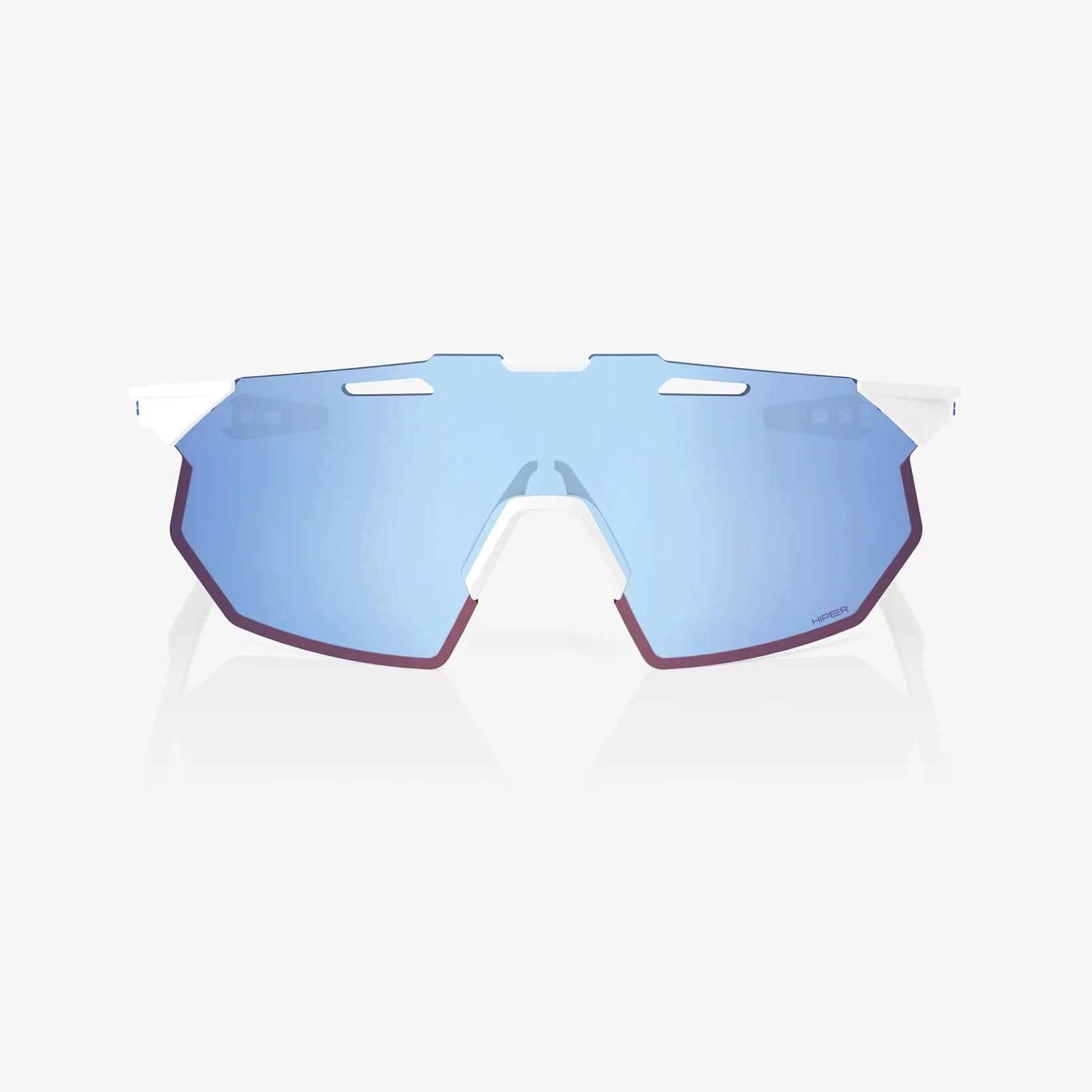100% Hypercraft - Soft Tact White, HiPER® Blue Multilayer Lens