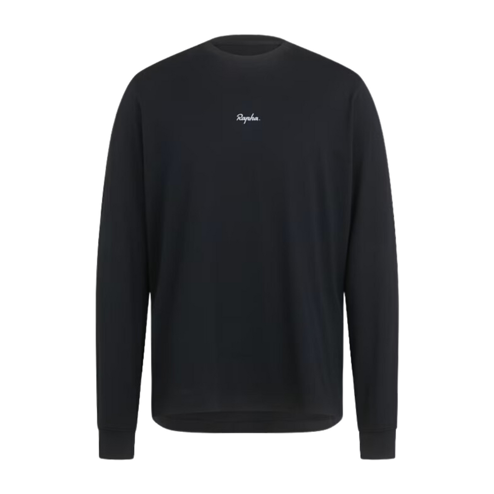 Rapha Men's Long Sleeve Cotton T-shirt Black