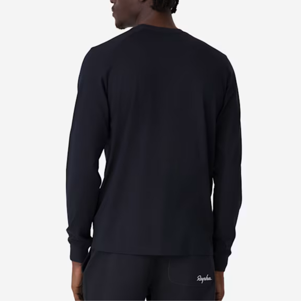 
                  
                    Rapha Men's Long Sleeve Cotton T-shirt Black
                  
                