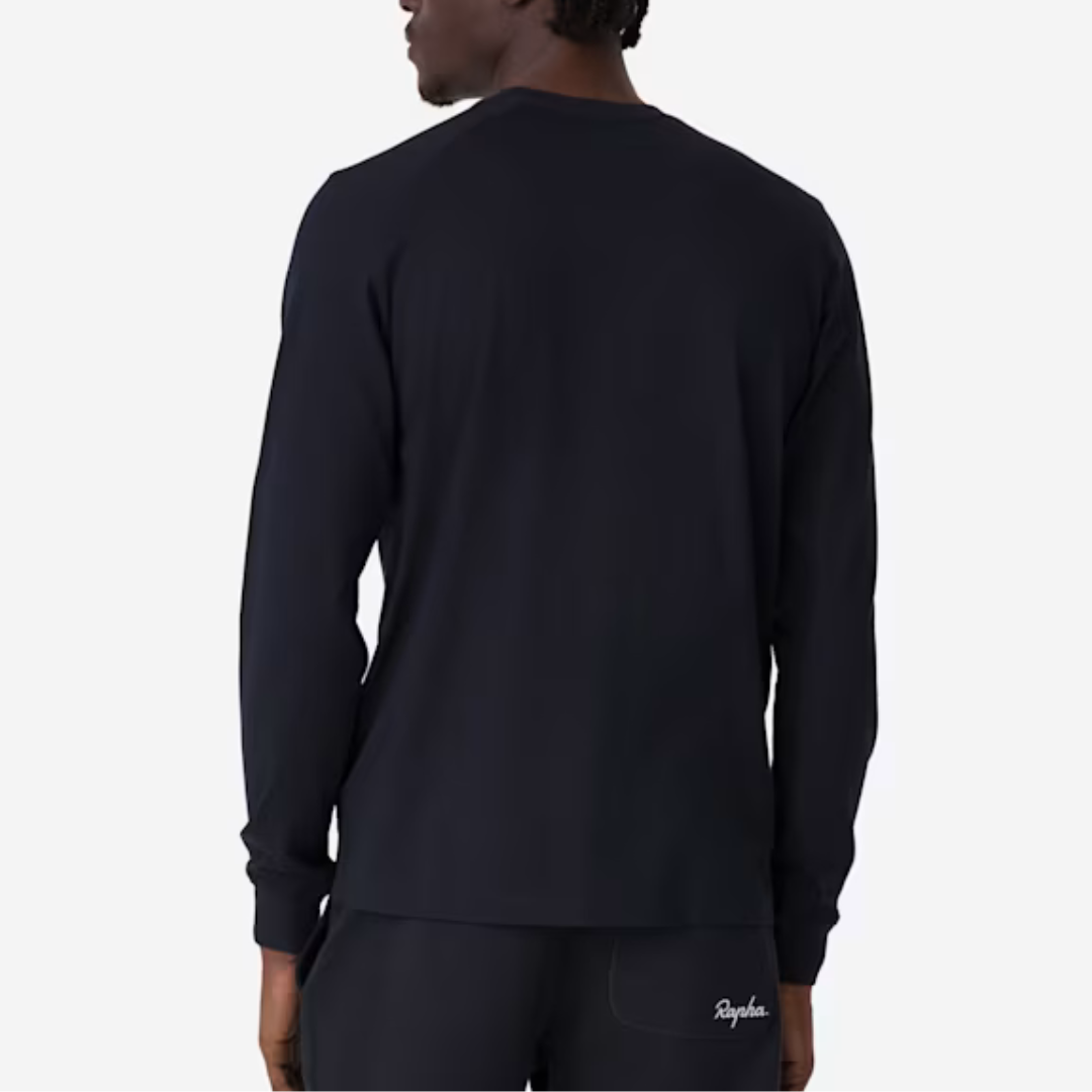 
                  
                    Rapha Men's Long Sleeve Cotton T-shirt Black
                  
                