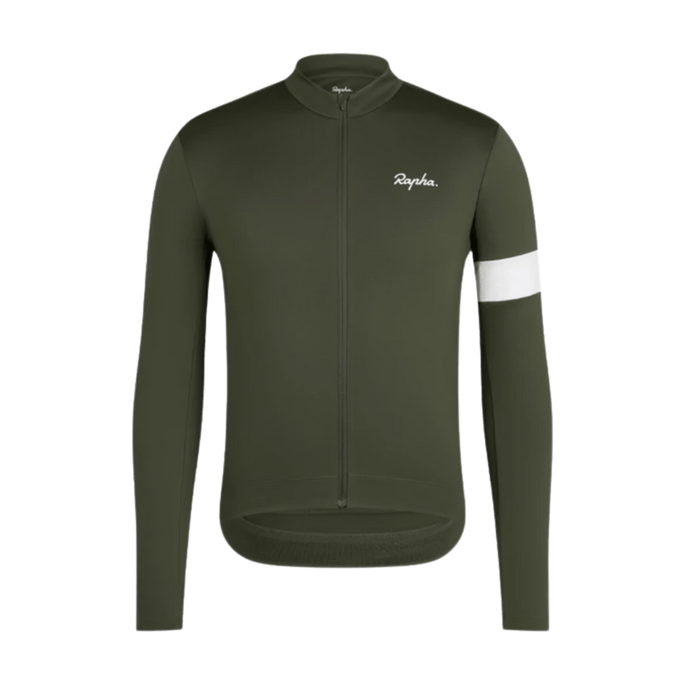 Rapha Men's Core thermal langærmet trøje i mørkegrøn