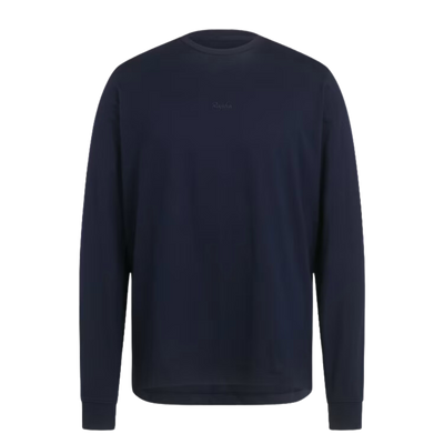 Rapha Men's Long Sleeve Cotton T-shirt Navy