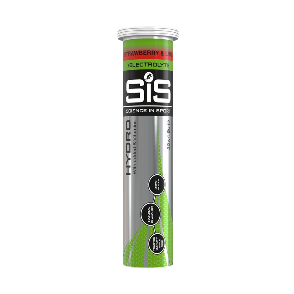 SIS Go Hydro tablets of 4 g - Jordbær og lime