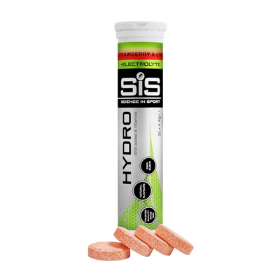SIS Go Hydro tablets of 4 g - Jordbær og lime