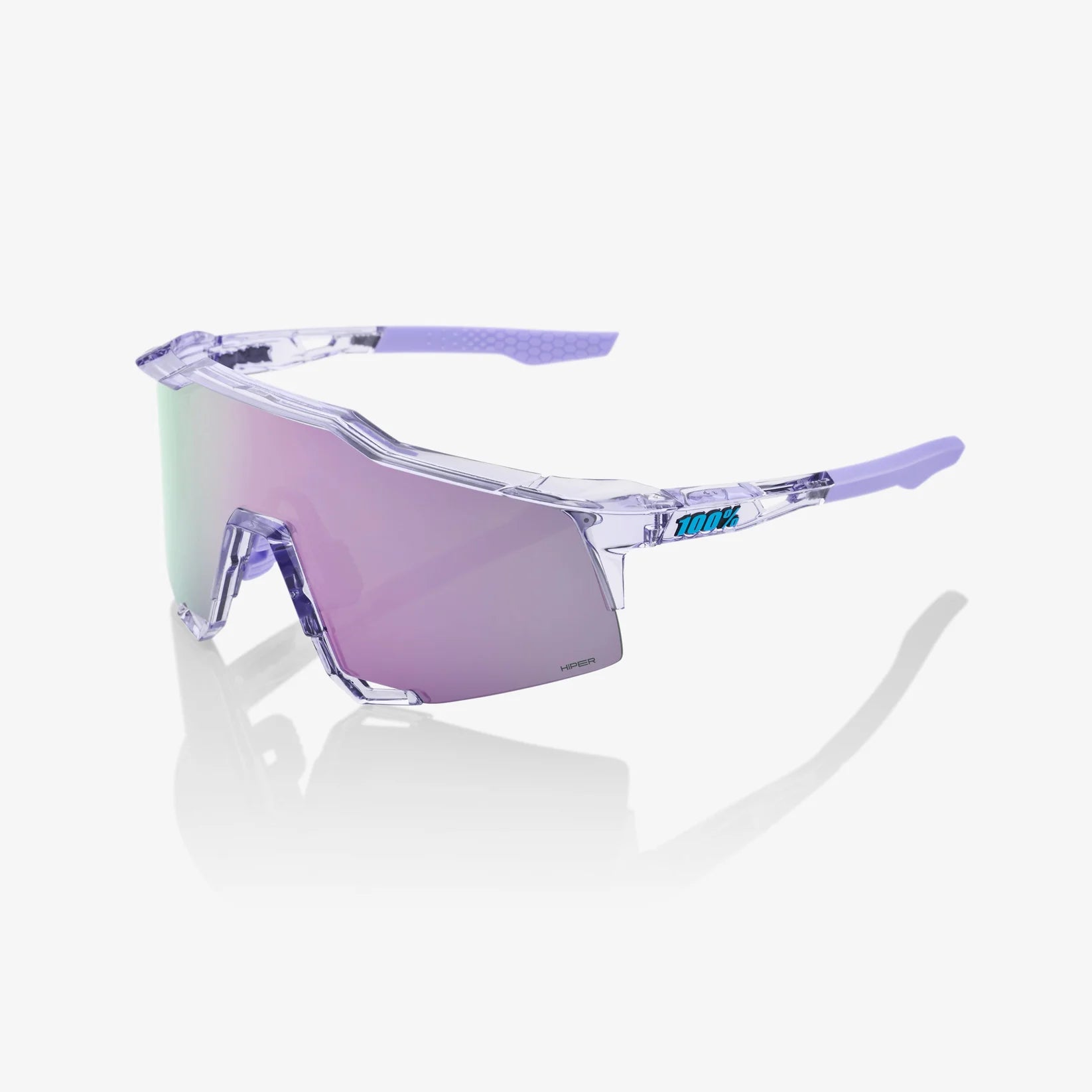 100% SpeedCraft - Polished Translucent Lavender, HiPER® Lavender Mirror Lens