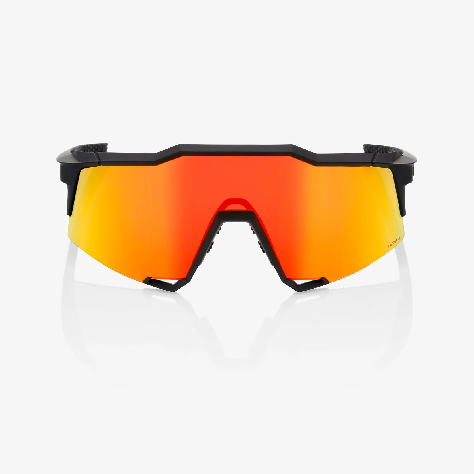 100% SpeedCraft - Soft Tact Black, HiPER® Red Multilayer Mirror Lens