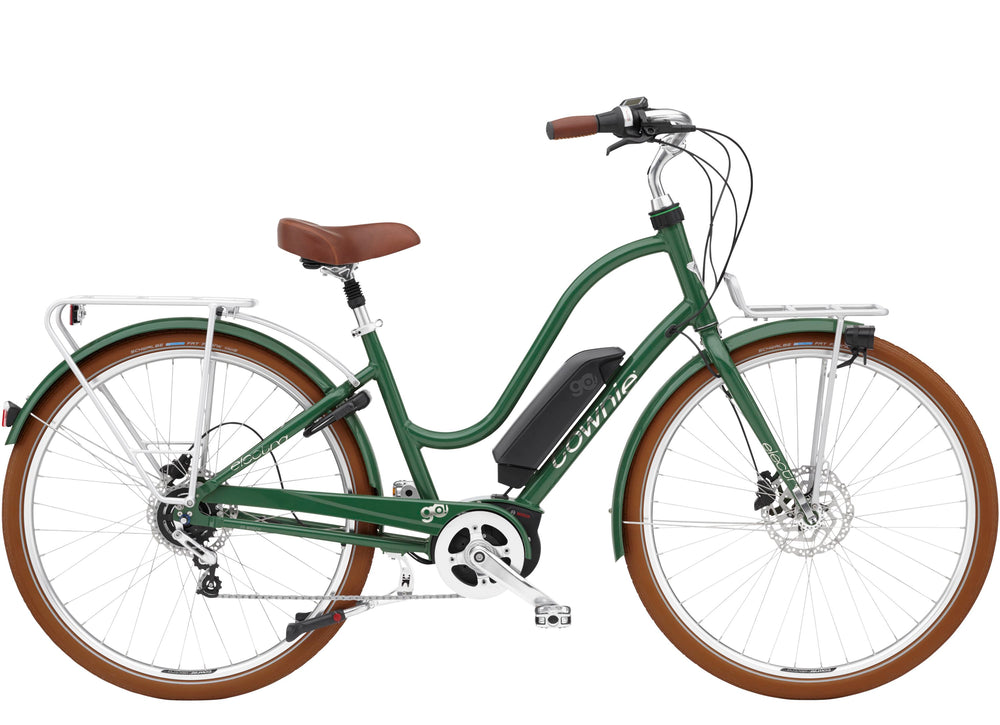 Townie Commute Go! 5i EQ med lav på-/afstigning - Racing Green