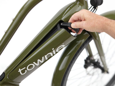 Townie Path Go! 10D EQ med lav på-/afstigning - Olive