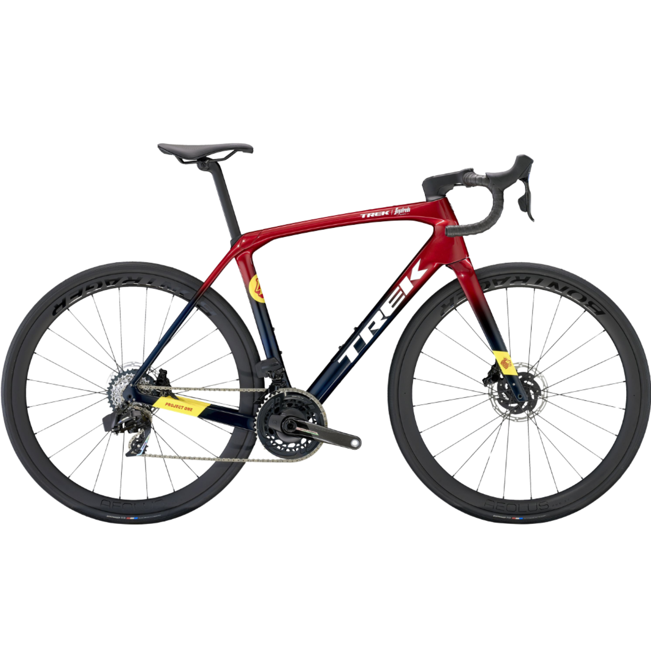 Domane SLR 7 AXS Gen 4 - Metallic Red Smoke to Blue Smoke Fade
