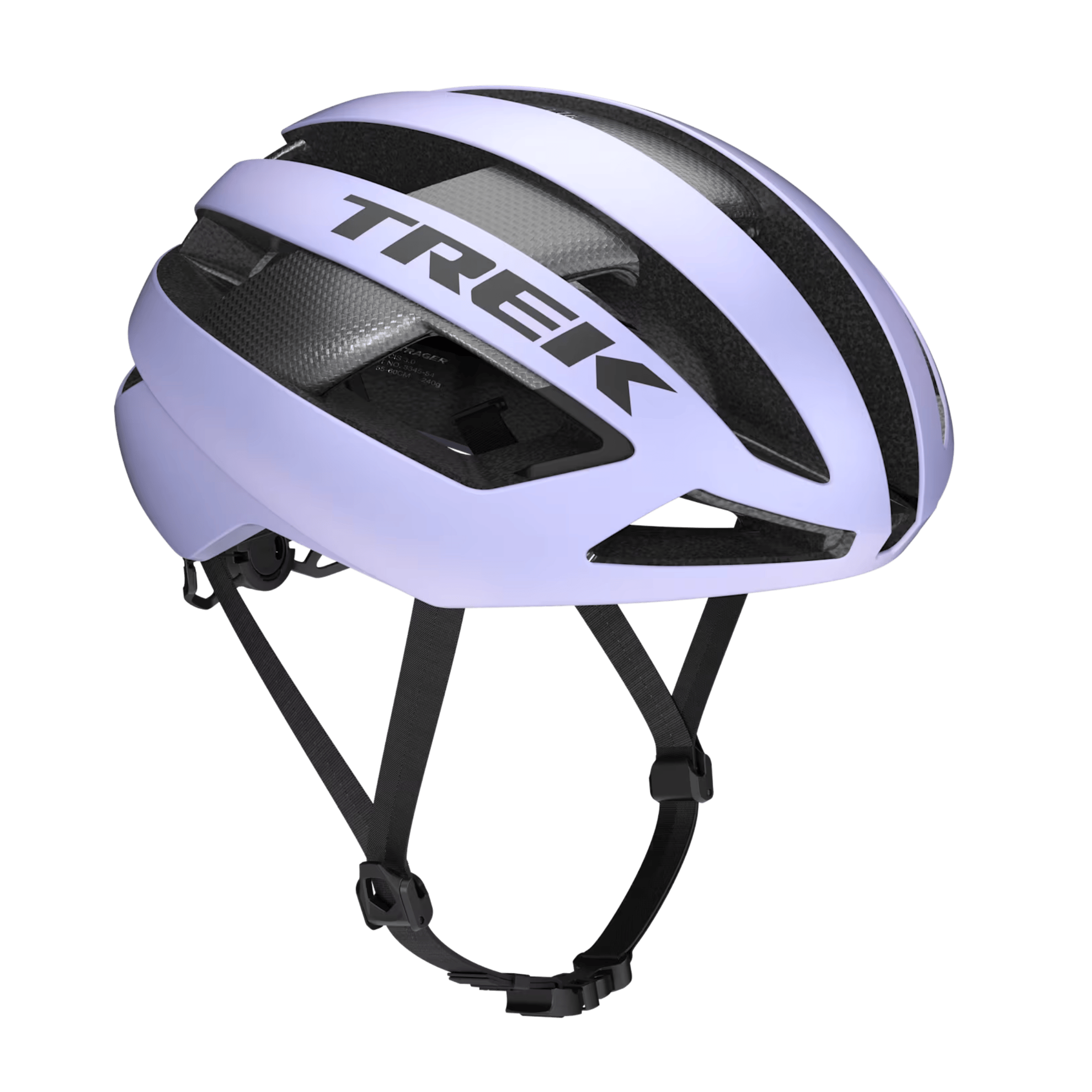Trek Velocis Mips cykelhjelm i lilla til landevejscykling